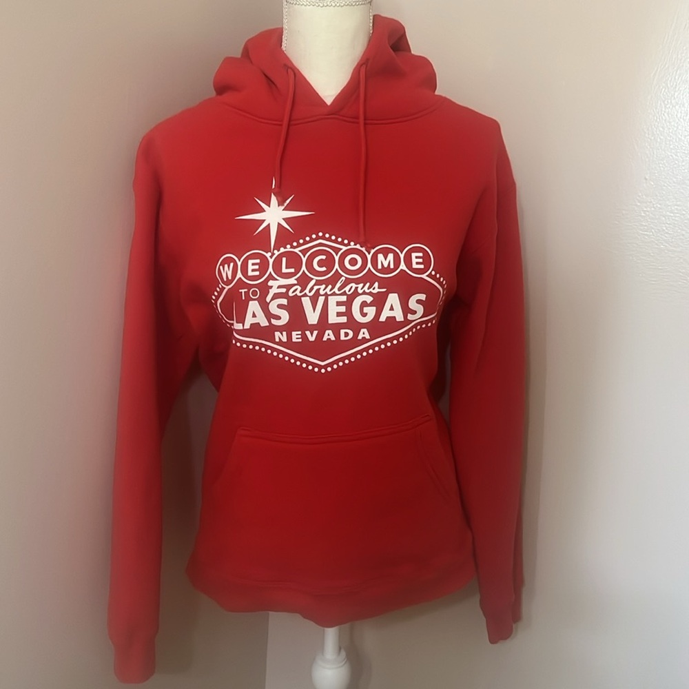 ⭐️ 2 for $15. Las Vegas Red Hoodie